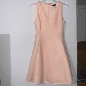 Donna Karan lovely pink waffle weave dress